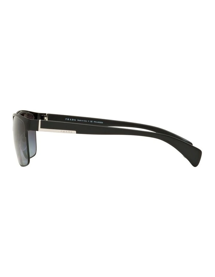 Prada PR 51OS Conceptual Black Polarised Sunglasses 4 Prada PR 51OS Conceptual Black Polarised Sunglasses - Image 4