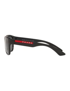 Prada Linea Rossa PS 01US Active Black Polarised Sunglasses -Myer Clothing Shop 786156850 4 720x928