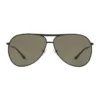 HU1006 Black Polarised Sunglasses
