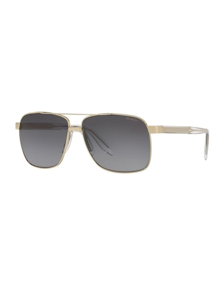 Versace VE2174 Gold Polarised Sunglasses 2 Versace VE2174 Gold Polarised Sunglasses - Image 2