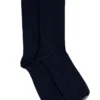 Tough Toe Cotton Mercerised Socks Navy 2 Pack