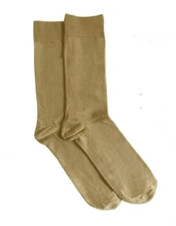 Tough Toe Cotton Mercerised Socks Stone 2 Pack