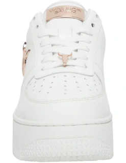 Windsor Smith Rich White/Rose Gold Leather Flatform Sneaker -Myer Clothing Shop 787893760 4 720x928