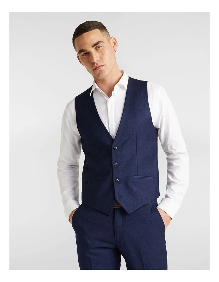 Wraith Waistcoat In Navy 1 Wraith Waistcoat In Navy