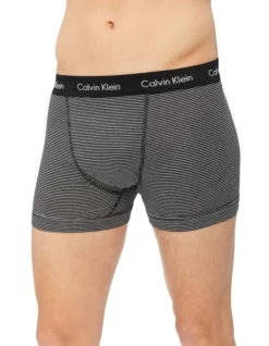 Calvin Klein Cotton Stretch Trunk White/Black 3 Pack 8 Calvin Klein Cotton Stretch Trunk White/Black 3 Pack -Myer Clothing Shop 788970970 4 720x928
