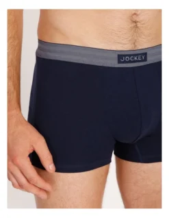 Jockey Everyday Comfort Classic Trunks Blue 3 Pack -Myer Clothing Shop 788993200 4 720x928