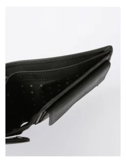 Black Trifold Wallet With Coin Purse -Myer Clothing Shop 789174100 5 720x928