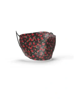 Fabric Face Mask Red Roses