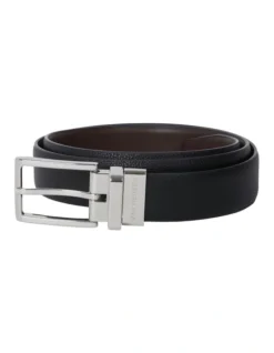 Van Heusen Pin Buckle Black/Brown Reversible Belt