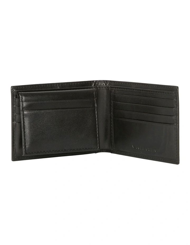 Van Heusen L-Fold Black Leather Wallet 2 Van Heusen L-Fold Black Leather Wallet - Image 2