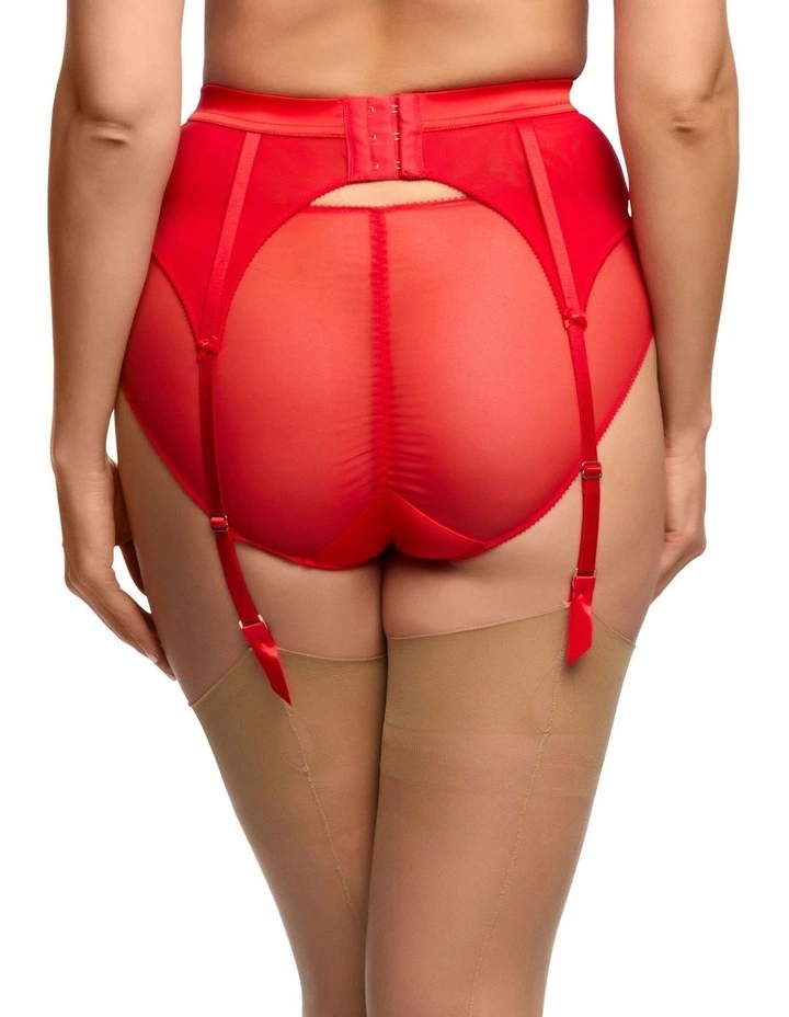 Rosabelle Suspender In Red 2 Rosabelle Suspender In Red - Image 2