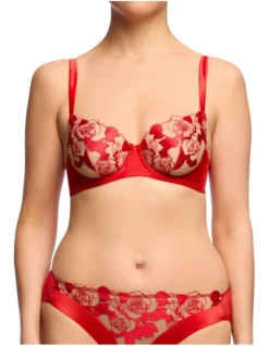 Rosabelle Non Padded Bra In Red