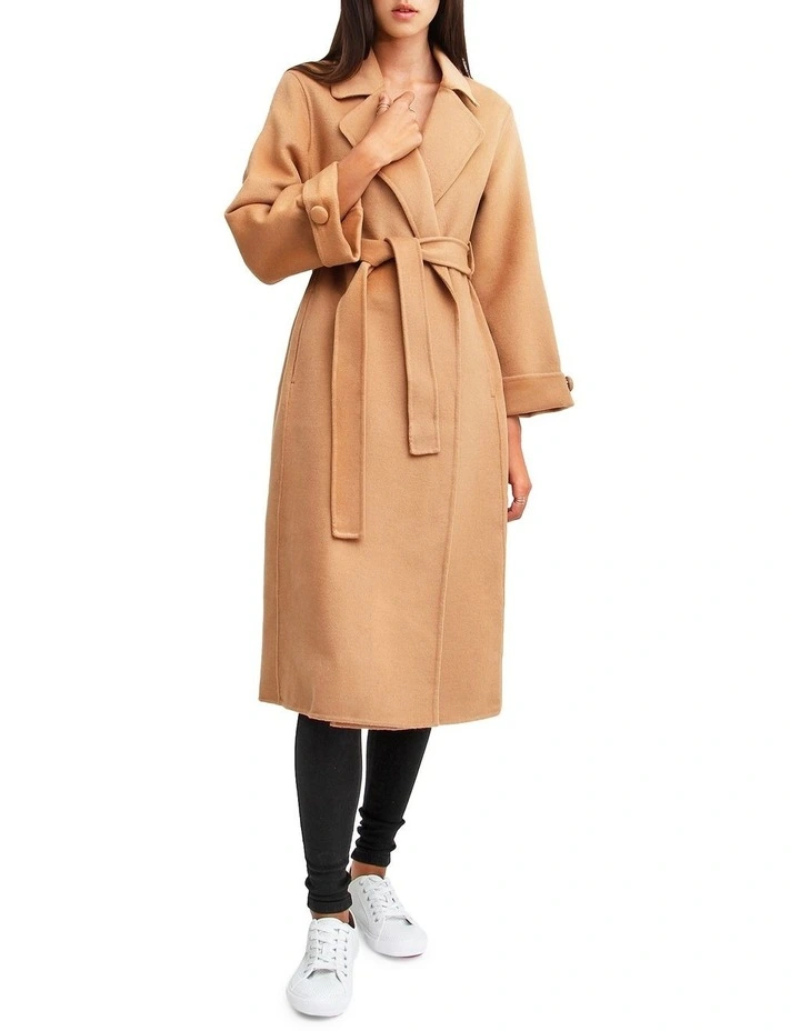 Stay Wild Camel Oversized Wool Coat 4 Stay Wild Camel Oversized Wool Coat - Image 4