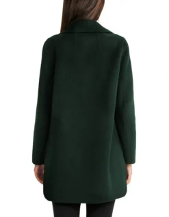 Ex-Boyfriend Dark Green Wool Blend Oversized Jacket 7 Ex-Boyfriend Dark Green Wool Blend Oversized Jacket -Myer Clothing Shop 792026200 3 720x928