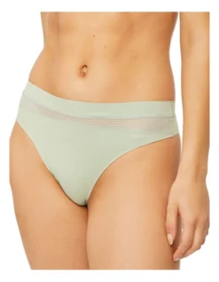 Calvin Klein Perfectly Fit Flex Thong Brief In Green 5 Calvin Klein Perfectly Fit Flex Thong Brief In Green -Myer Clothing Shop 792748450 945783640 3 720x928