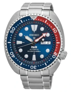 Seiko Prospex Divers Padi Special Edition 45mm Silver Automatic Watch SRPE99K