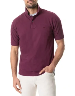 The Gunn Original Fit Polo Burgundy