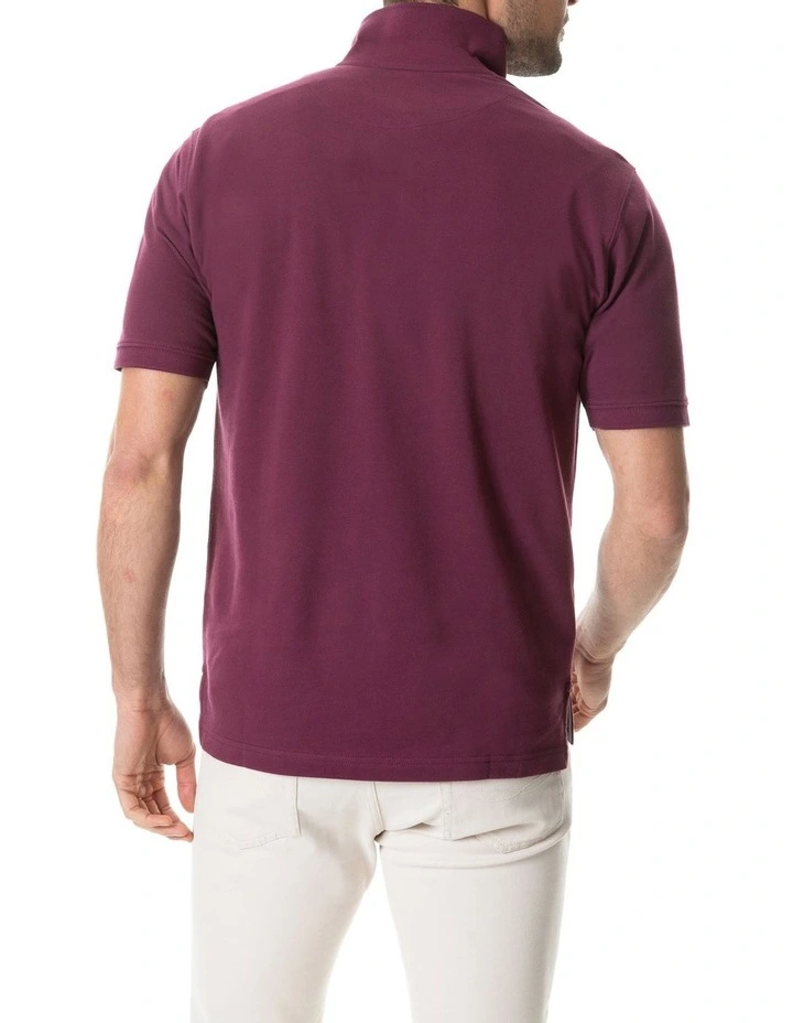 The Gunn Original Fit Polo Burgundy 3 The Gunn Original Fit Polo Burgundy - Image 3