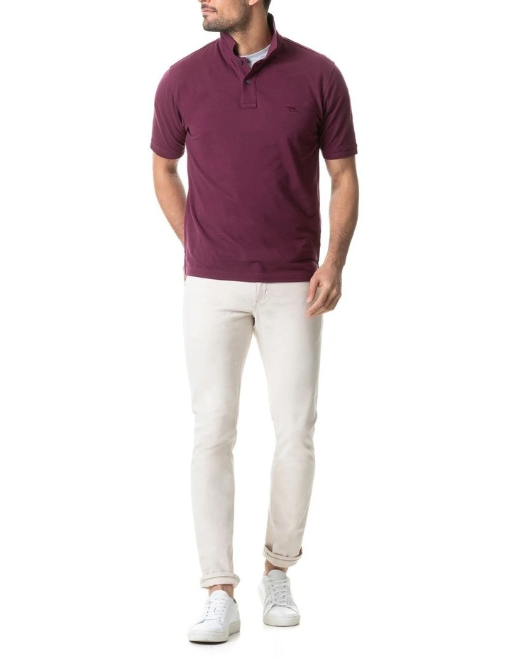 The Gunn Original Fit Polo Burgundy 5 The Gunn Original Fit Polo Burgundy - Image 5