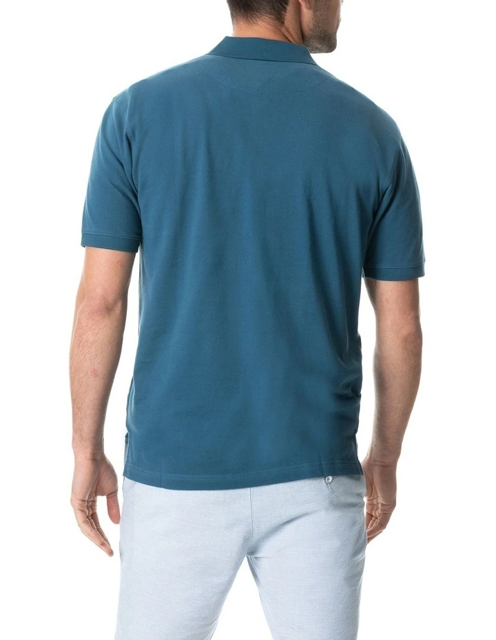 The Gunn Original Fit Polo Teal 3 The Gunn Original Fit Polo Teal - Image 3