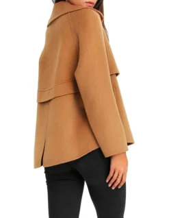 I'm Yours Camel Wool Blend Peacoat -Myer Clothing Shop 793664740 3 720x928