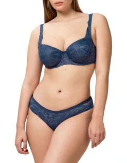 Triumph Amourette Charm Underwire Padded Bra In Blue Nights -Myer Clothing Shop 795407590 898155550 4 720x928