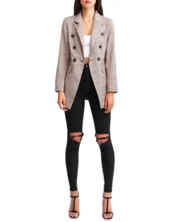 Too Cool For Work Plaid Blazer -Myer Clothing Shop 795503800 4 720x928