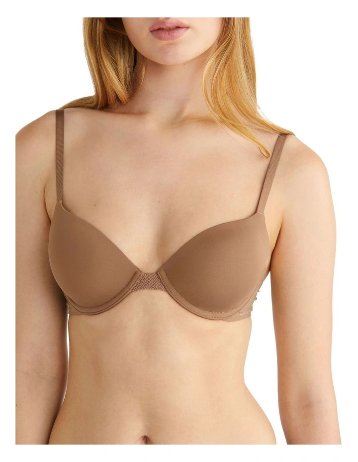 Calvin Klein Perfectly Fit Flex Lightly Lined Demi Bra In Brown 3 Calvin Klein Perfectly Fit Flex Lightly Lined Demi Bra In Brown - Image 3
