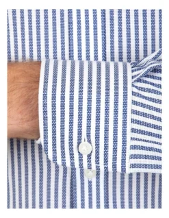 Cambridge Brighton Shirt-Navy Stripe -Myer Clothing Shop 796416040 4 720x928