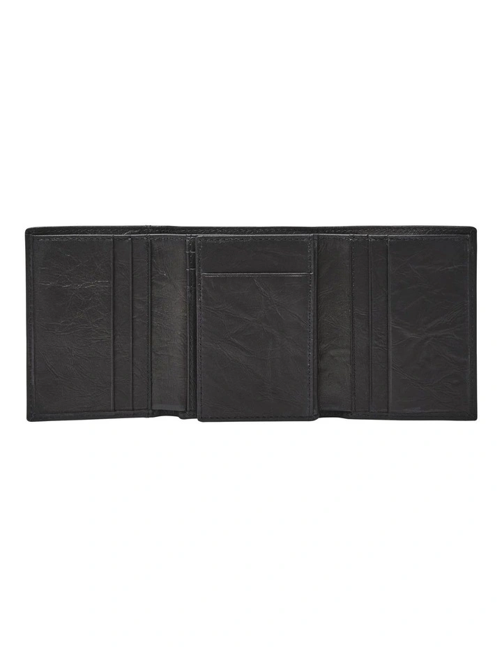 Fossil Neel Black Trifold Wallet 2 Fossil Neel Black Trifold Wallet - Image 2