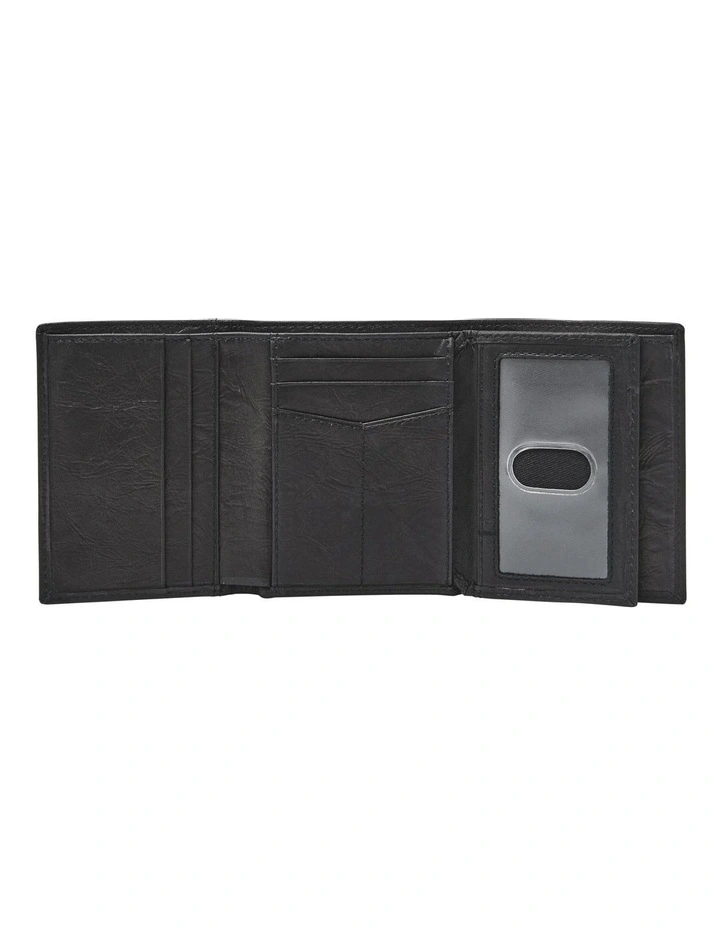 Fossil Neel Black Trifold Wallet 3 Fossil Neel Black Trifold Wallet - Image 3