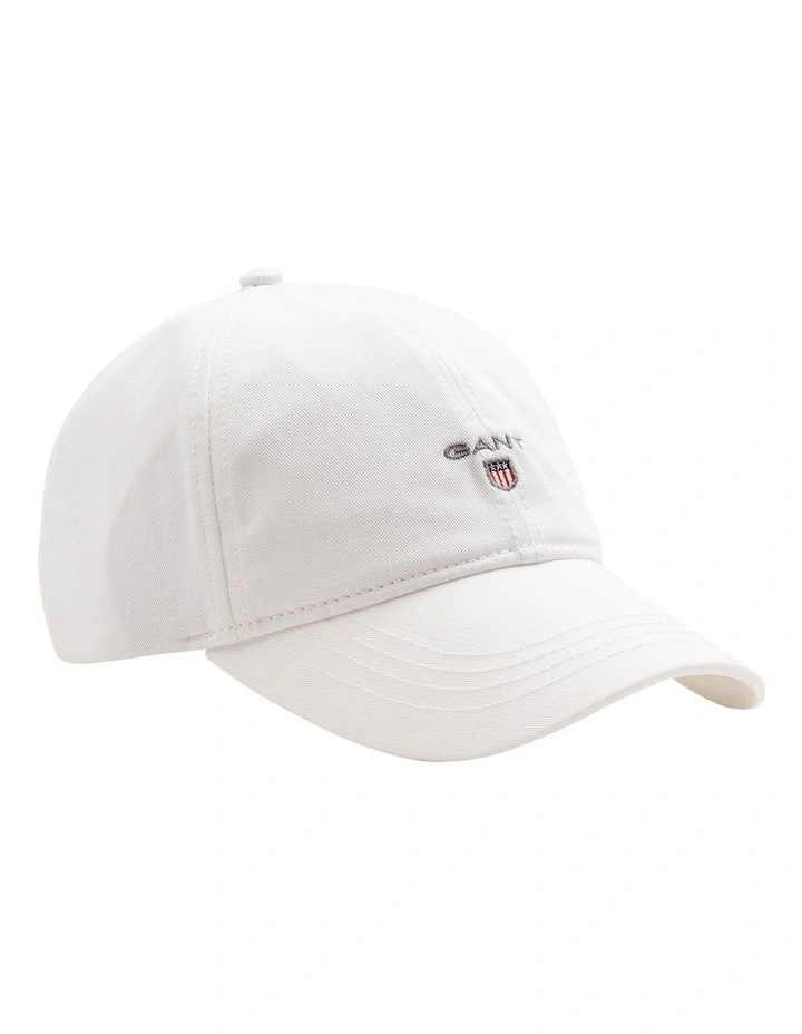 Gant Basic Cap In White 1 Gant Basic Cap In White