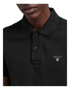 Gant Solid Pique Rugger Polo In Black 6 Gant Solid Pique Rugger Polo In Black -Myer Clothing Shop 796764700 3 720x928