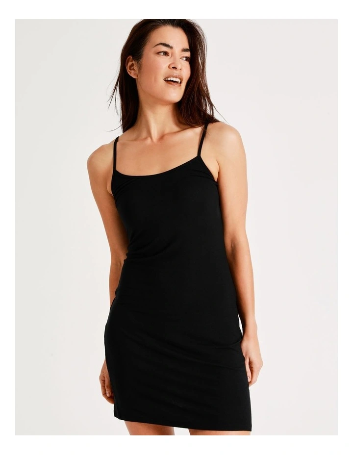 SOHO Slip Dress In Black 3 SOHO Slip Dress In Black - Image 3