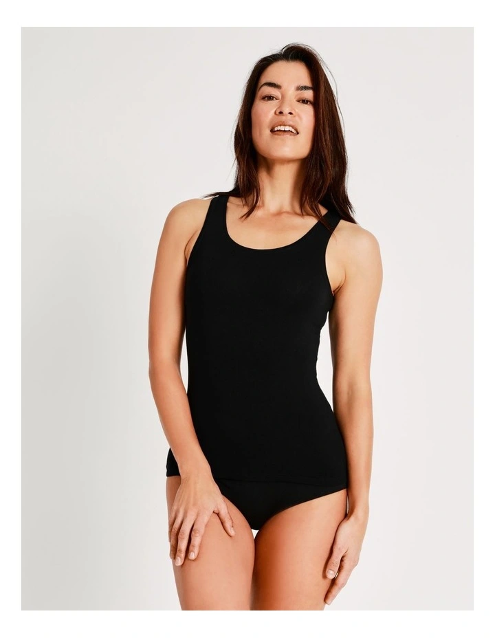 SOHO Tank Camisole In Black 3 SOHO Tank Camisole In Black - Image 3