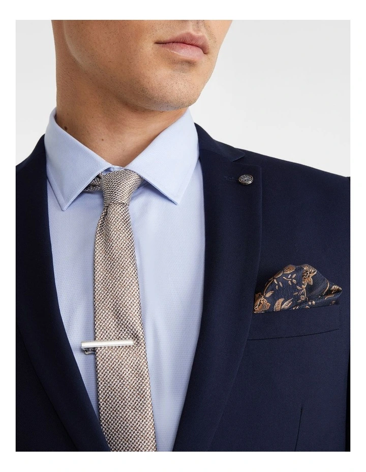 Marina Stretch Skinny Suit Jacket In Ink Blue 3 Marina Stretch Skinny Suit Jacket In Ink Blue - Image 3