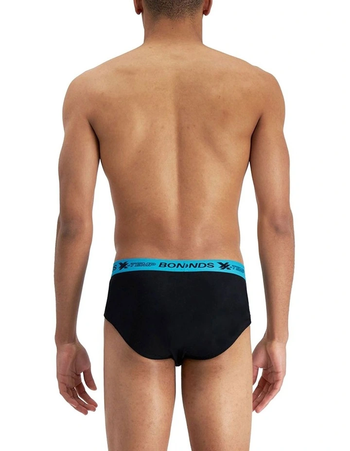 Bonds X-Temp Brief Black 4 Pack In Multi 3 Bonds X-Temp Brief Black 4 Pack In Multi - Image 3