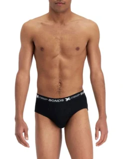 Bonds X-Temp Brief Black 4 Pack In Multi 9 Bonds X-Temp Brief Black 4 Pack In Multi -Myer Clothing Shop 803148670 4 1 720x928