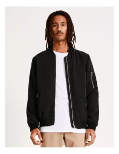 The Langy Bomber Jacket Black -Myer Clothing Shop 803996830 3 2 720x928