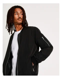 The Langy Bomber Jacket Black -Myer Clothing Shop 803996830 7 720x928