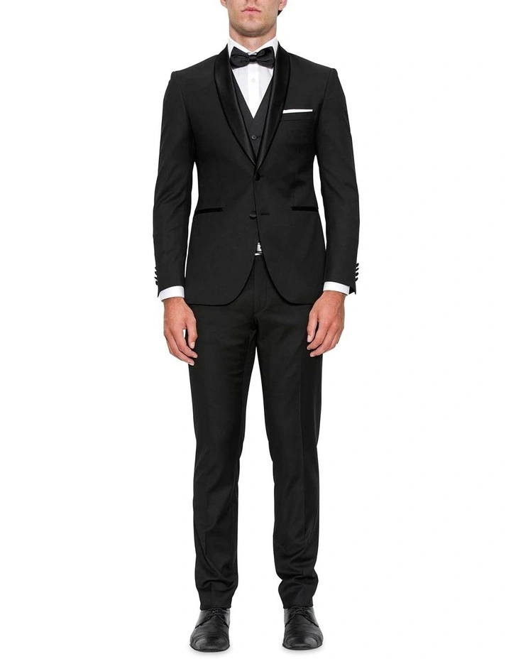 Cambridge Modern Fit Andes Black Shawl Lapel Dinner Jacket FYF001 2 Cambridge Modern Fit Andes Black Shawl Lapel Dinner Jacket FYF001 - Image 2