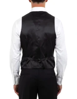 Cambridge Modern Fit Taurus Black Suit Vest FYF001 6 Cambridge Modern Fit Taurus Black Suit Vest FYF001 -Myer Clothing Shop 804903490 804900790 3 720x928