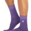 Men's Socks In Dark Violet 10 Pack
