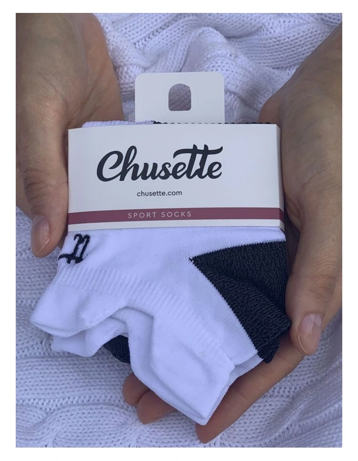 Men's Socks In White/Black 12 Pack 2 Men's Socks In White/Black 12 Pack - Image 2