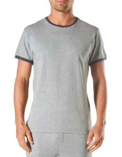 Short Sleeve Sleep Tee Grey Marle