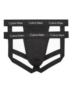 Calvin Klein Cotton Stretch Jockstrap Black 2 Pack