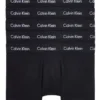 Calvin Klein Cotton Stretch Low Rise Trunks 5 Pack In Black