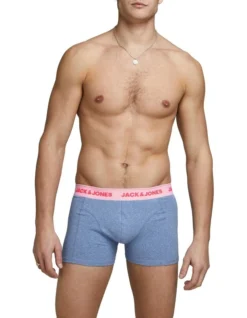 Jack & Jones Super Twist Trunk Grey/Blue/Teal 3 Pack -Myer Clothing Shop 809783920 4 720x928