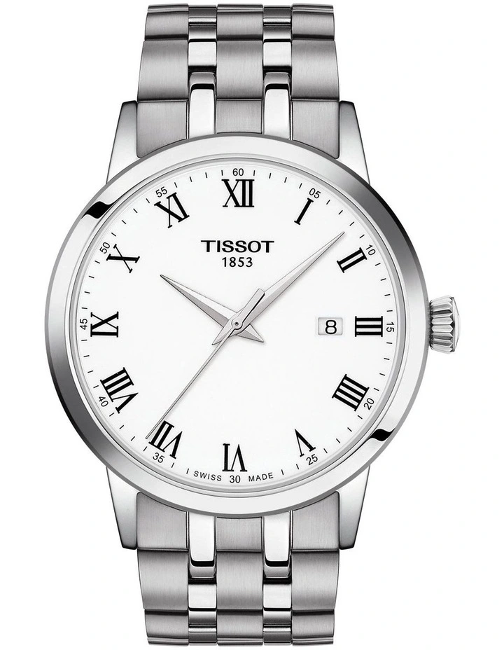 Tissot Classic Dream T1294101101300 Watch In White 1 Tissot Classic Dream T1294101101300 Watch In White
