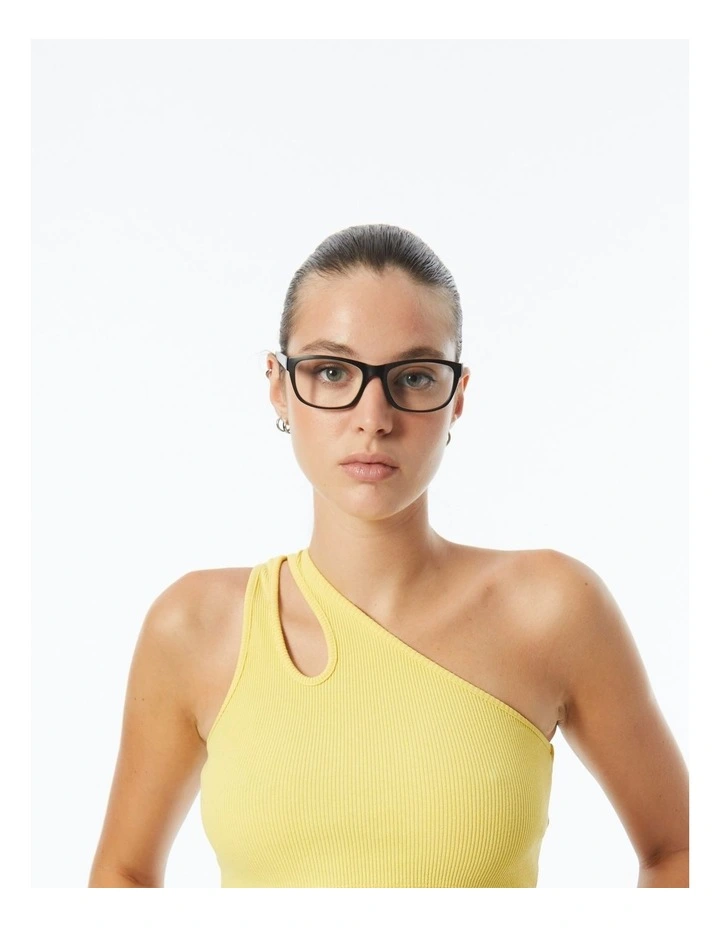 Recycled Blue Light Filter Glasses In Black 2 Recycled Blue Light Filter Glasses In Black - Image 2